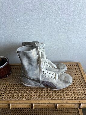 Puma Eskiva high top boxing sneakers
